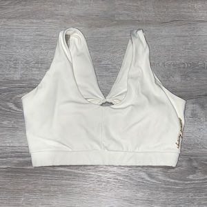 Whitney Simmons V2 Gymshark cream sports bra M